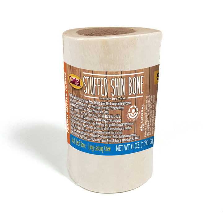 Cadet Stuffed Shin Bones for Dogs Peanut Butter Small (1 Count)
