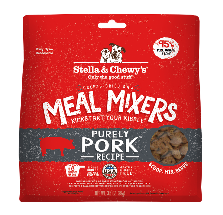 Freeze-Dried Purely Pork Meal Mixers - 3.5 oz