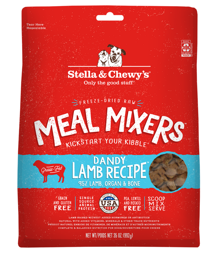 Freeze-Dried Dandy Lamb Meal Mixers - 35 oz