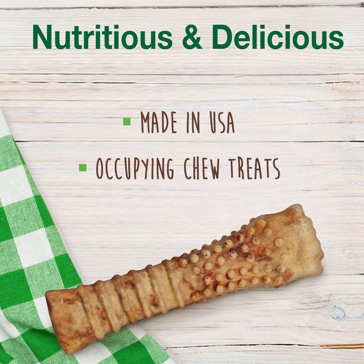 Nylabone Healthy Edibles All-Natural Long Lasting Chew Treats Turkey & Apple X-Large (1 Count)