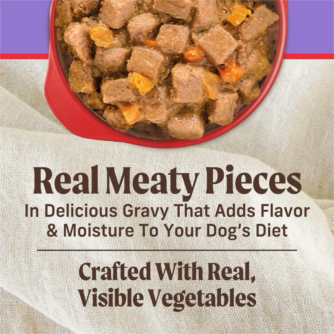 Merrick Puppy Plate Beef Recipe 12.7 oz Can unpacked