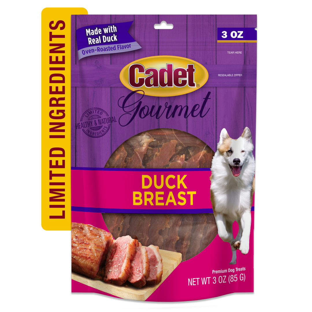 Cadet Gourmet Duck Breast Treats for Dogs 3 Ounce
