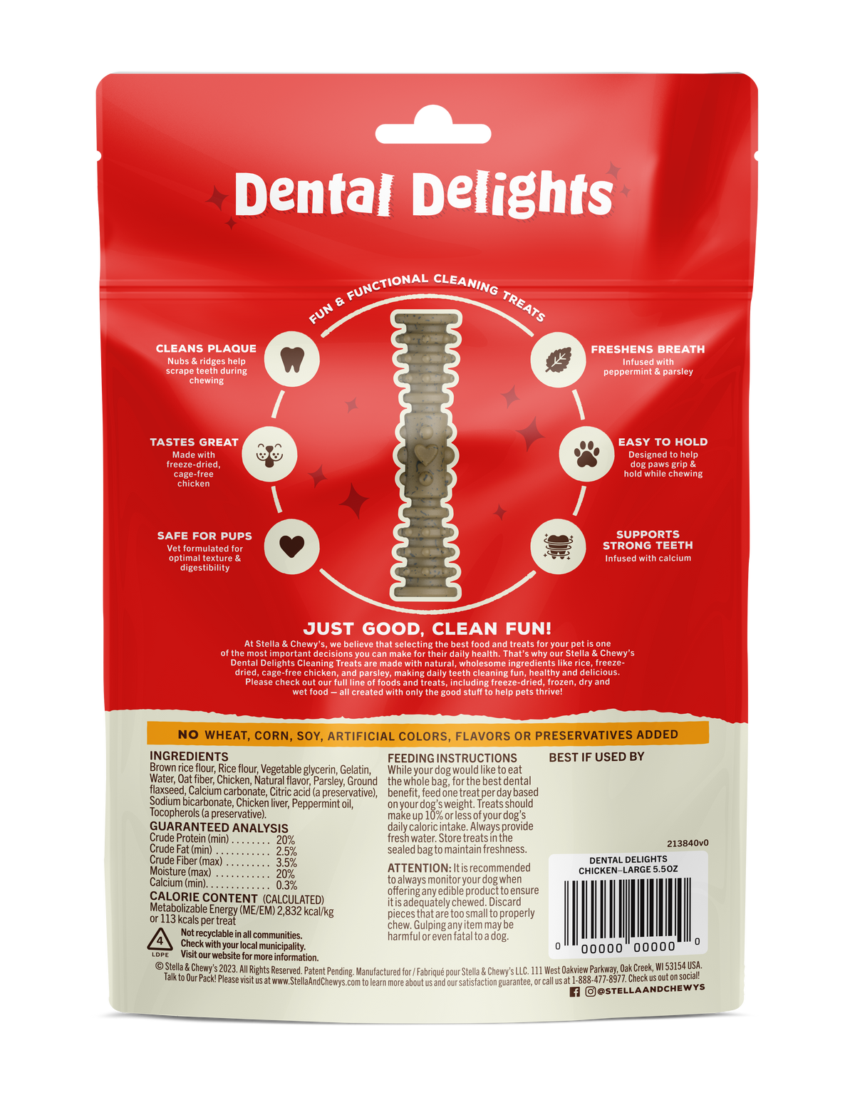 Dental Delights Large – 4 ct