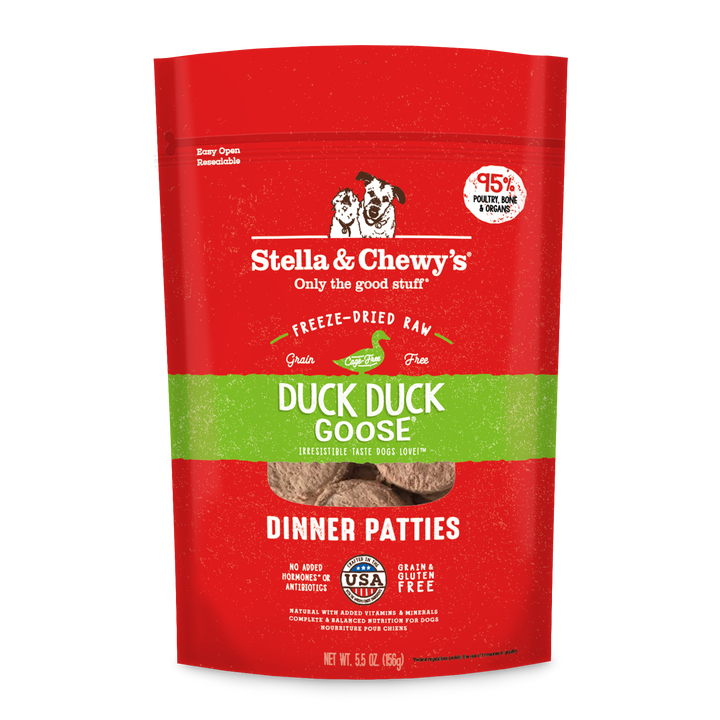 Freeze-Dried Duck Duck Goose Patties - 5.5 oz