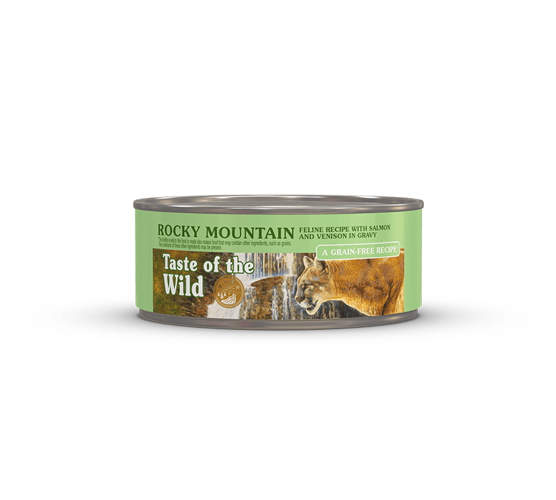 Taste of the Wild Rocky Mountain Venison and Salmon Grain Free Wet Cat Food  3 oz