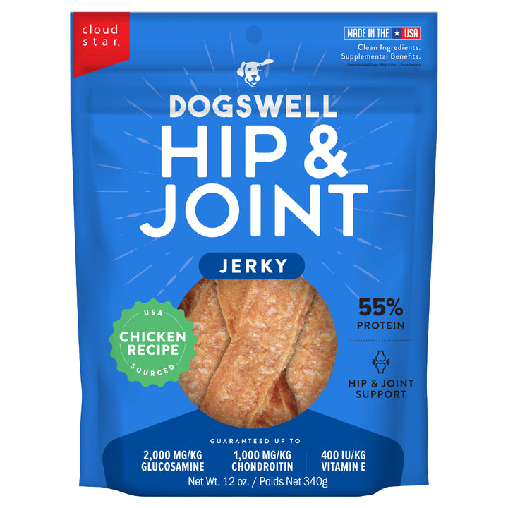 Dogswell Hip Joint Grain Free Chicken Jerky 12 oz