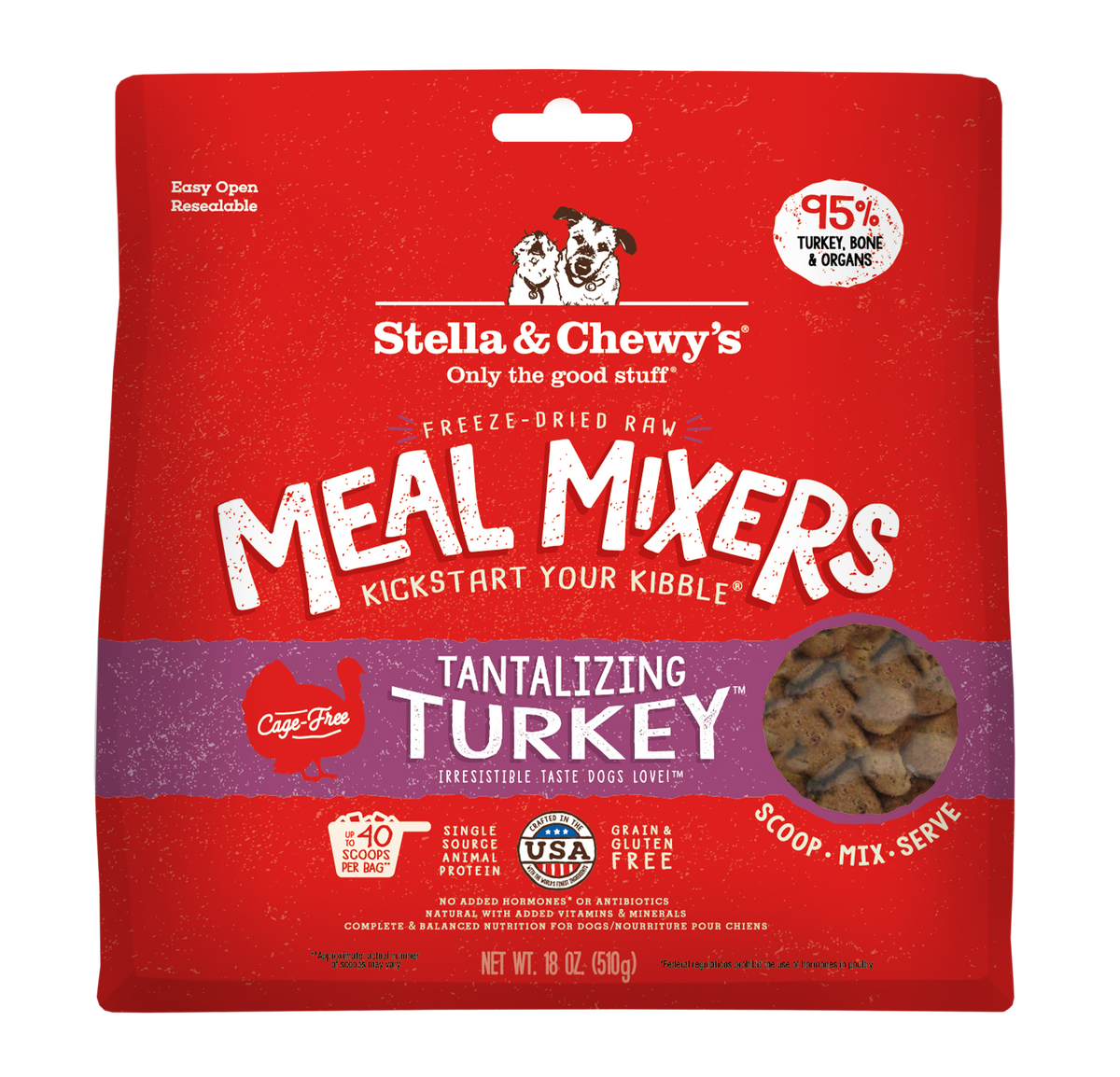 Freeze-Dried Tantalizing Turkey Meal Mixers - 18 oz