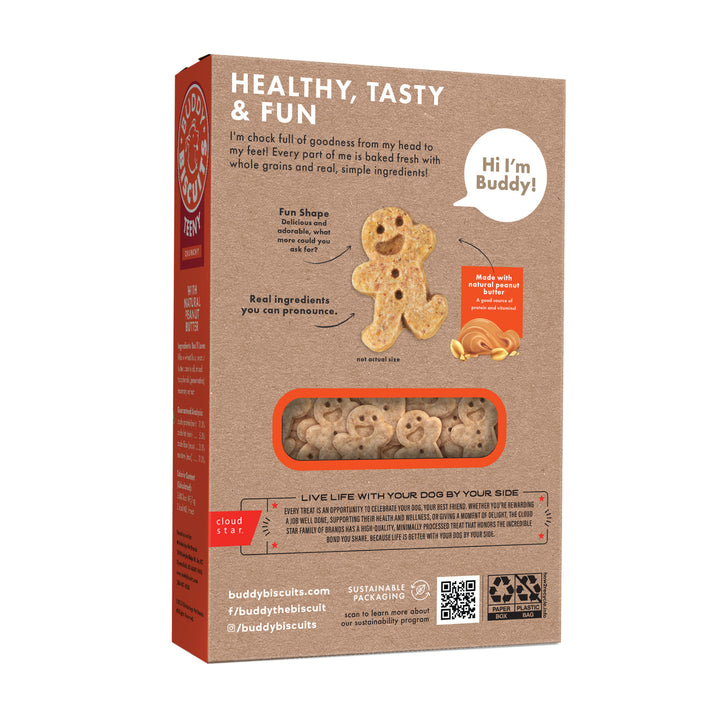 Cloud Star Itty Bitty Biscuits Peanut Butter 8 oz - back