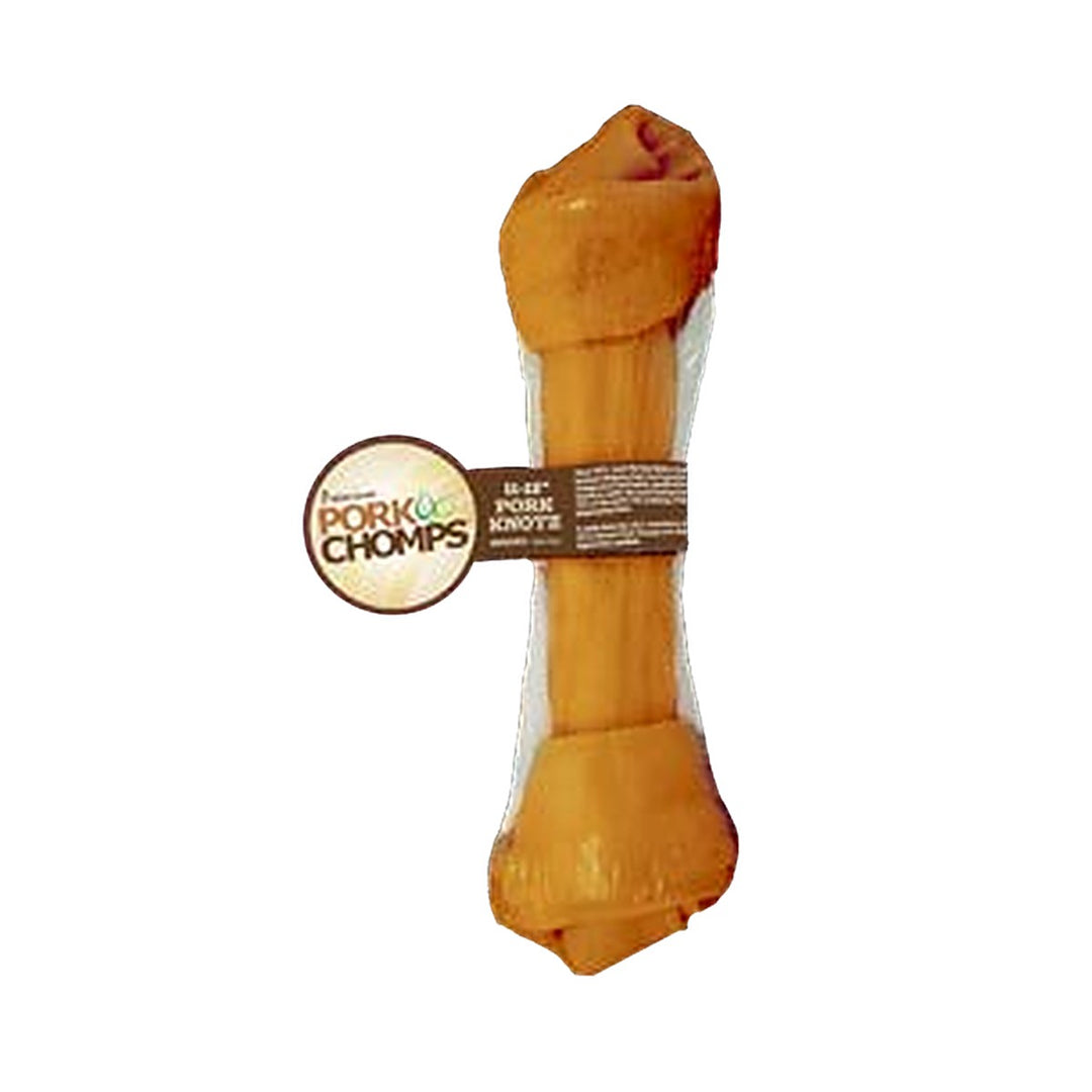 Pork Chomps 11 to 12in Roasted Knotted Bone