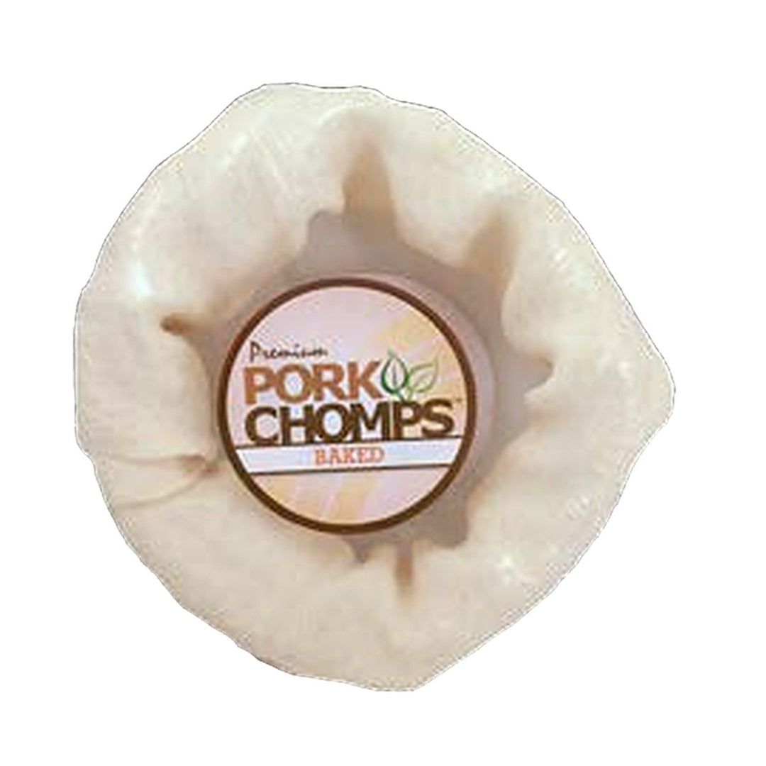 Pork Chomps 6in Baked Pork Skin Bagel