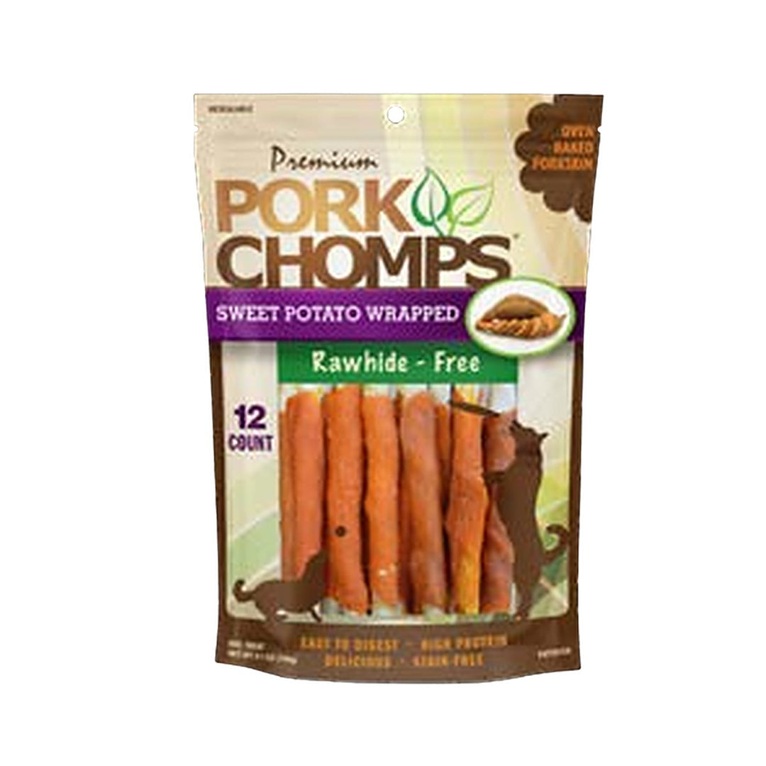 Pork Chomps 5in Sweet Potato Mini Twists 12ct