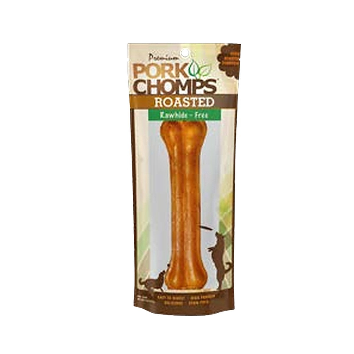 Pork Chomps 7in Roasted Pressed Bone