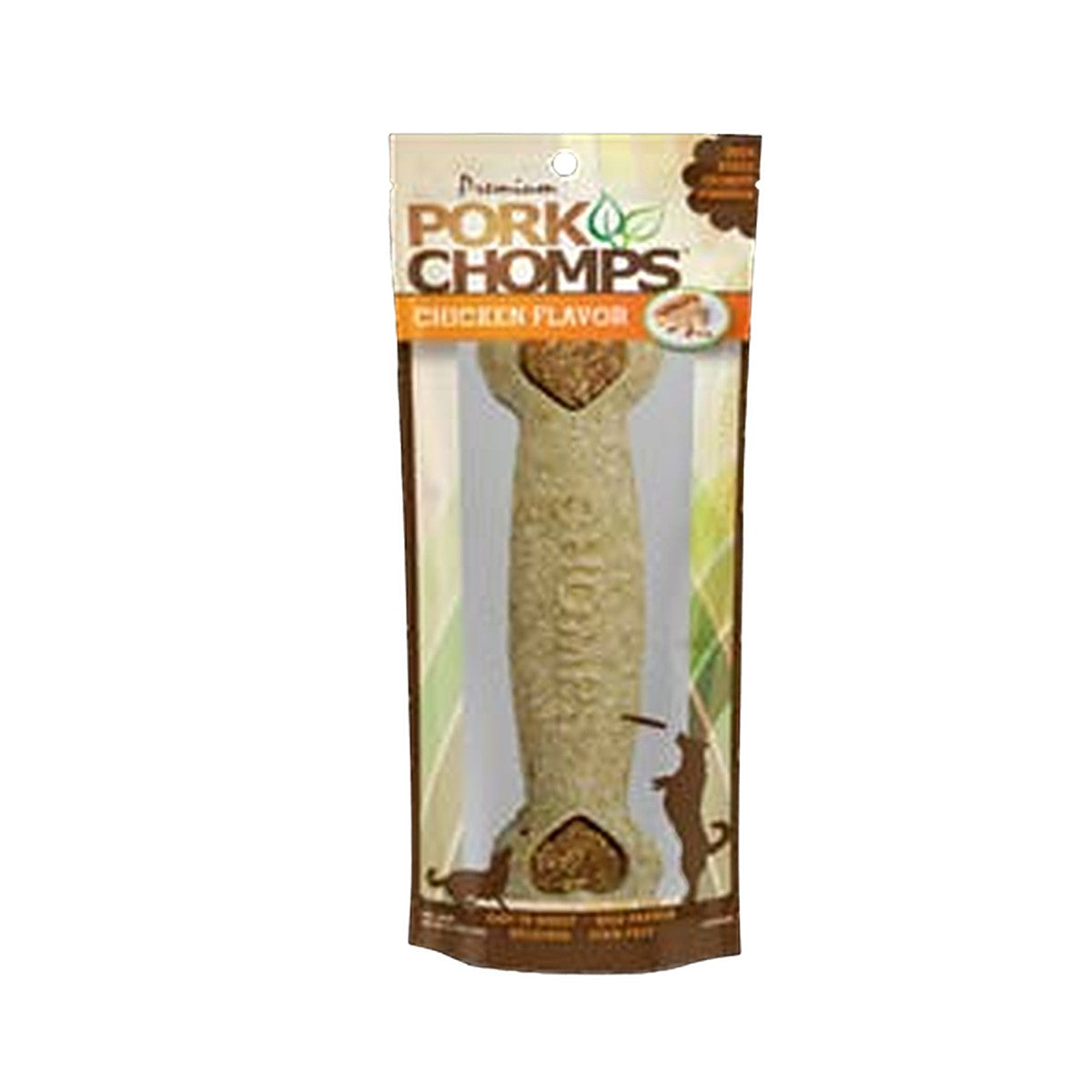 Pork Chomps 8in Chicken Crunchy Bone