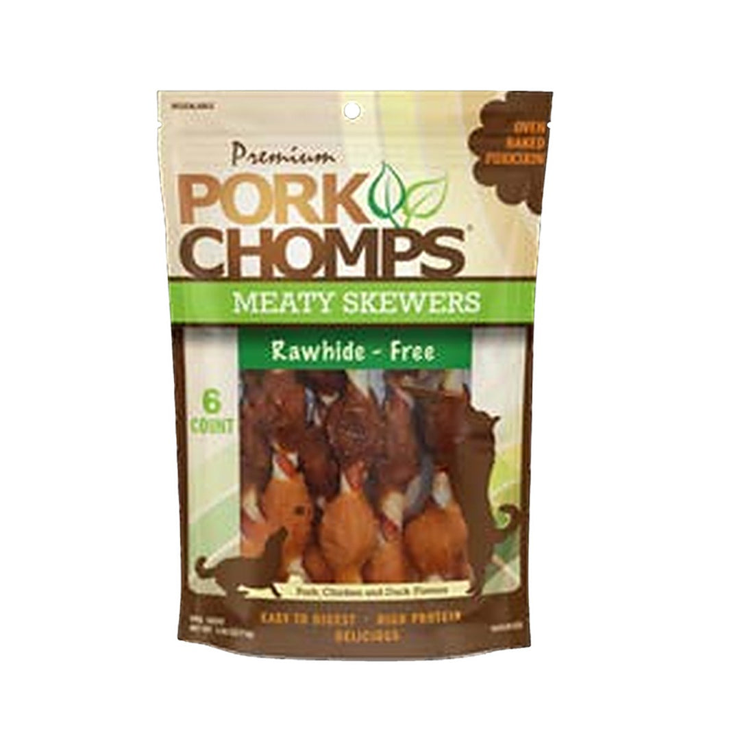 Pork Chomps 5in Meaty Skewers 6ct
