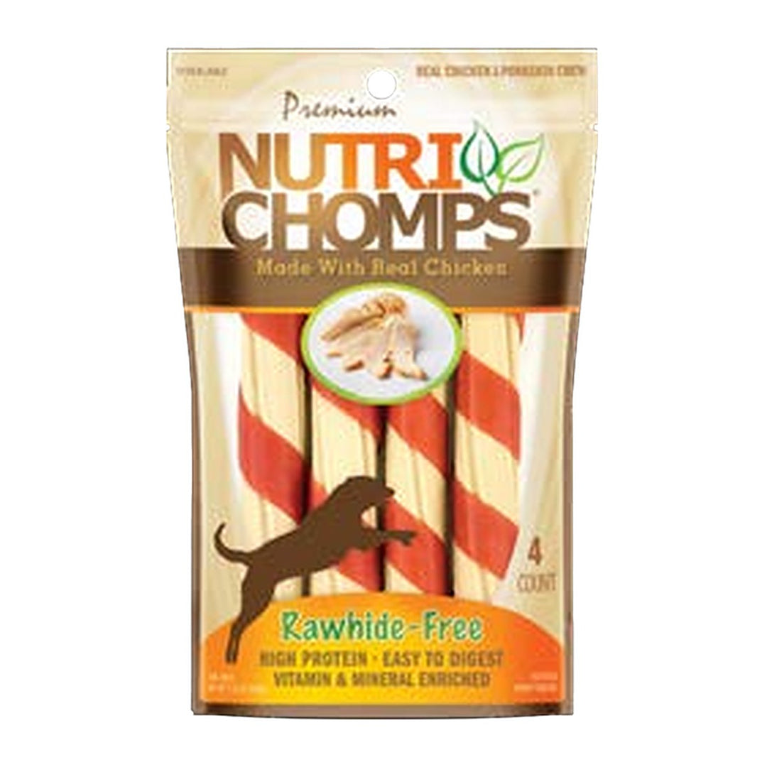 NutriChomps 6in Chicken Twist with Wrap 4ct