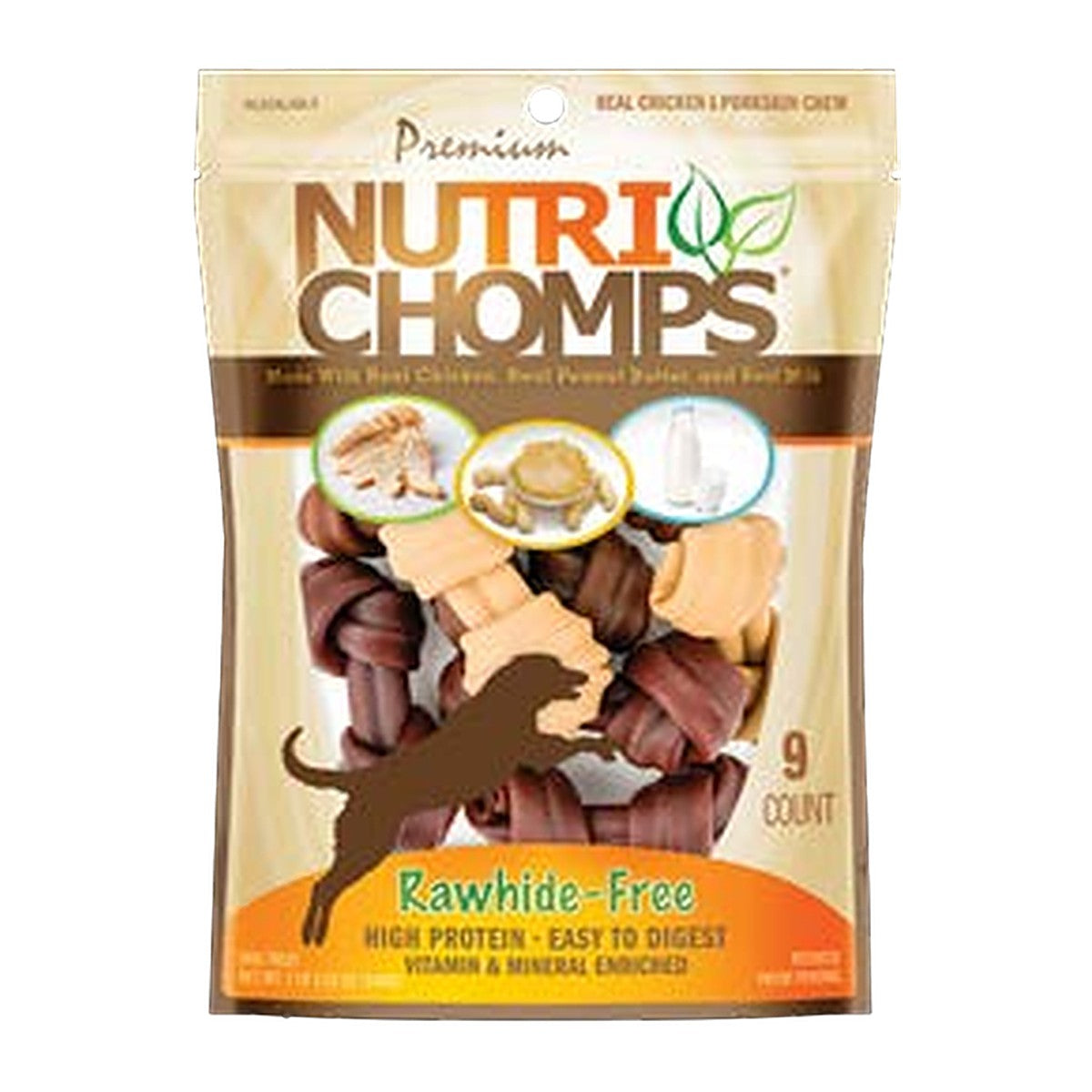 NutriChomps Assorted Flavor 4in Knots 9ct