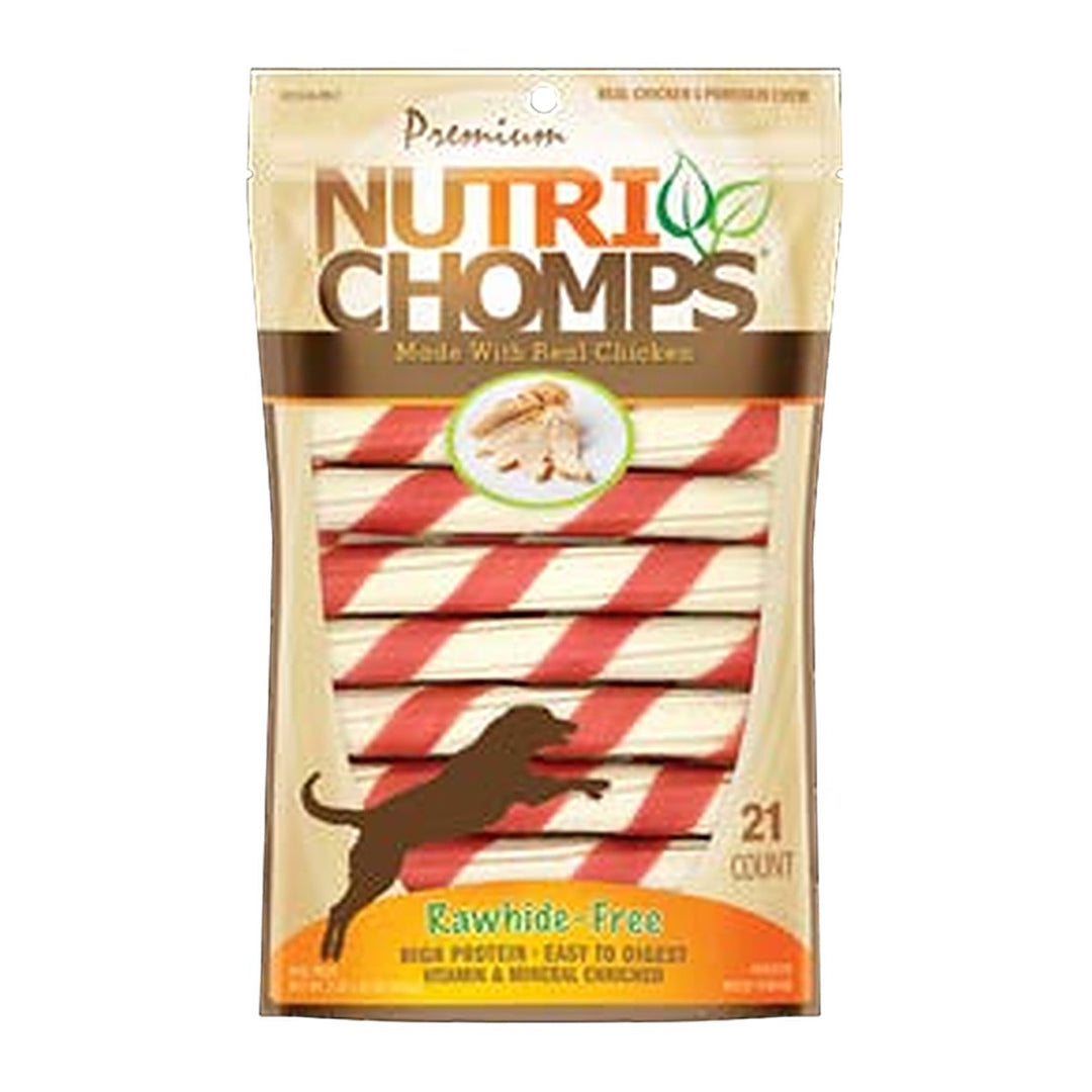 NutriChomps 6in Chicken Twist with Wrap 21ct