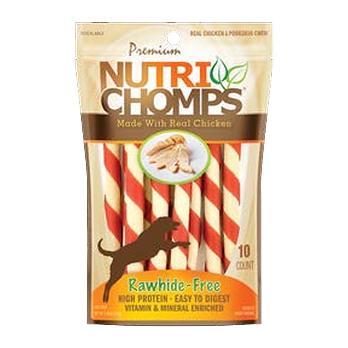 NutriChomps 5in Chicken Mini Twist 10ct