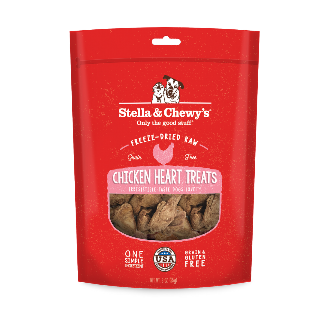 Single Ingredient Treats Chicken Heart - 3 oz