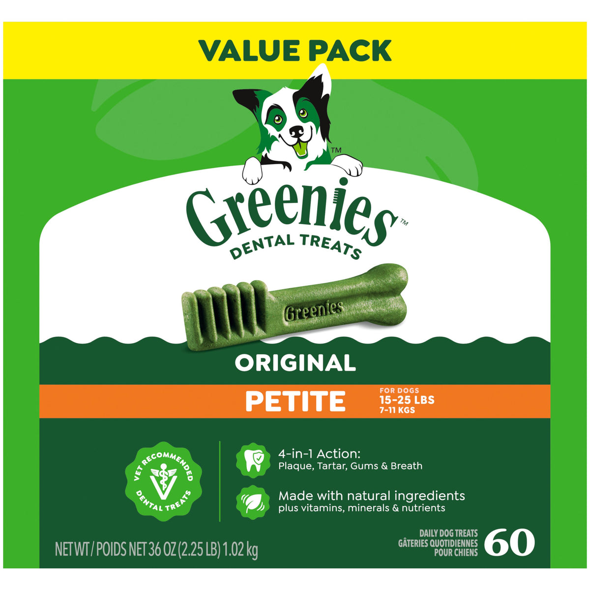 Greenies Original Dental Treats Petite 36oz