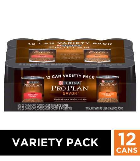 ProPlan Adult Dog High Protein Classic Complete Essentials 13oz Can