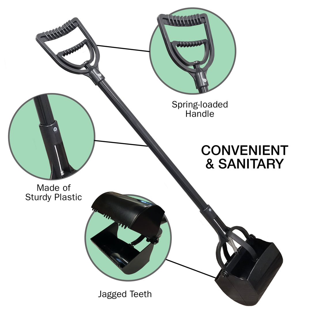 Cadet Hands Off Dog Pooper Scooper Black 32 Inch (1 Count)