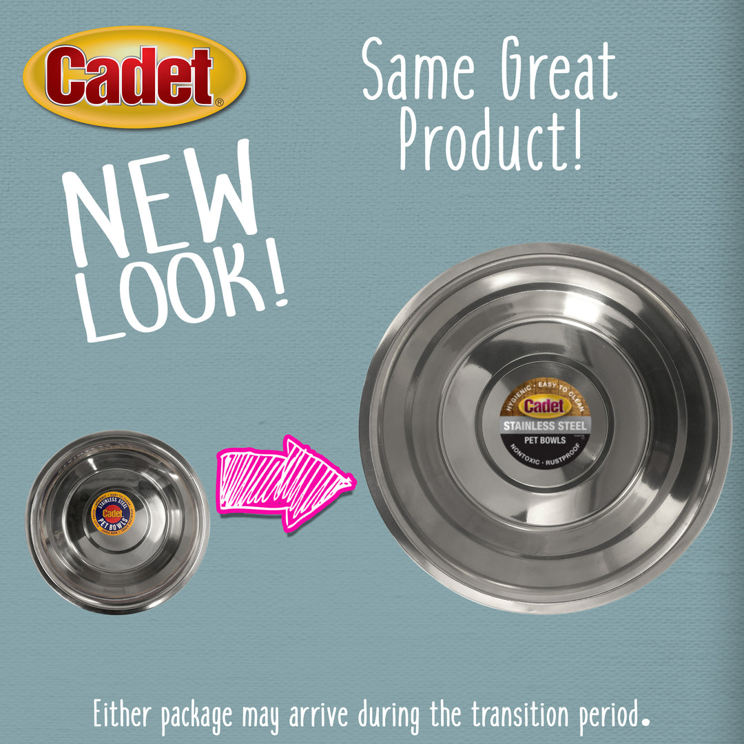 Cadet Pet Stainless Steel Bowls 3 Quart