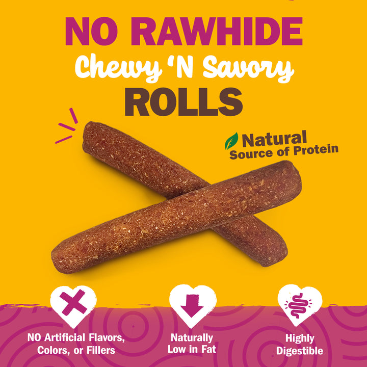Cadet Chewalicious Rawhide-Free Natural Chewy &