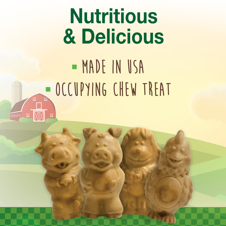 Nylabone Healthy Edibles All-Natural Long Lasting Puppy Chew Treats Lamb &amp; Apple Small (12 Count)