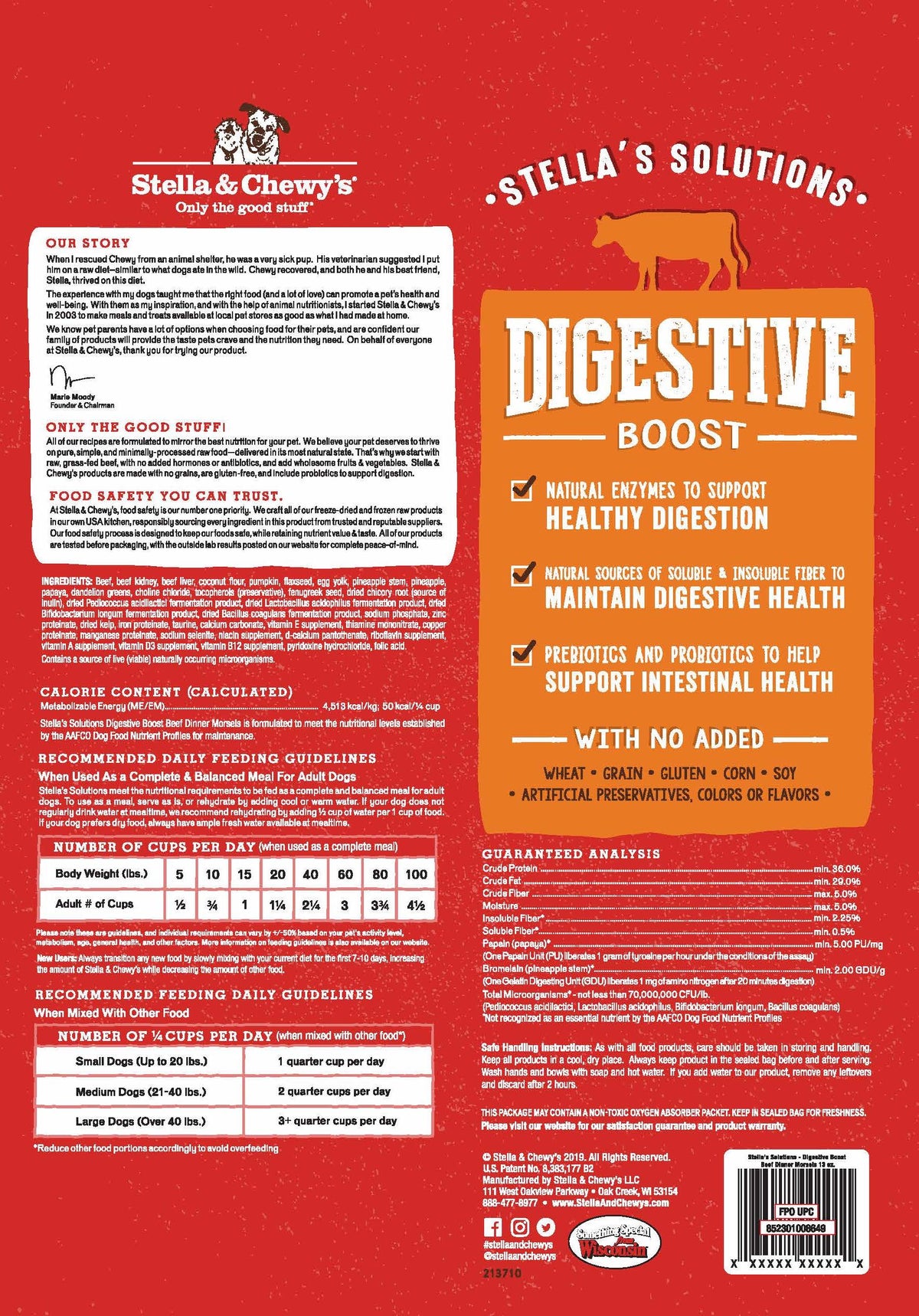 Freeze-Dried Solutions Digestive Beef - 13 oz