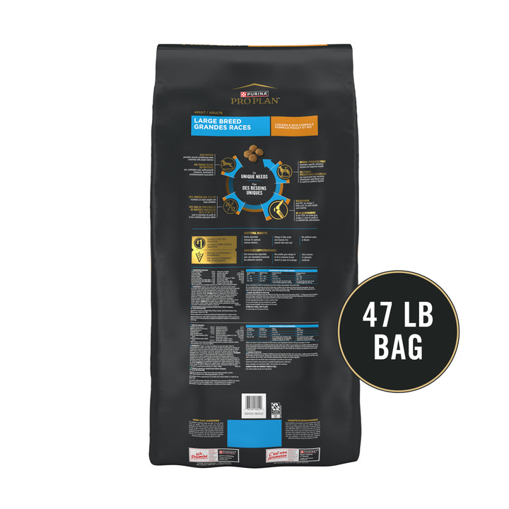 Purina Pro Plan Large Breed Adult 47lb back