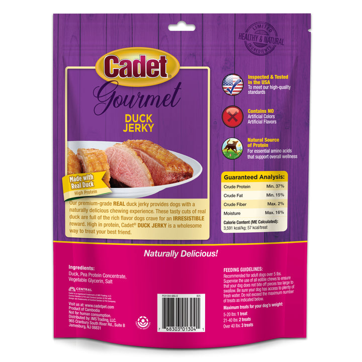 Cadet Gourmet Duck Jerky for Dogs 14 Ounce (1 Count)