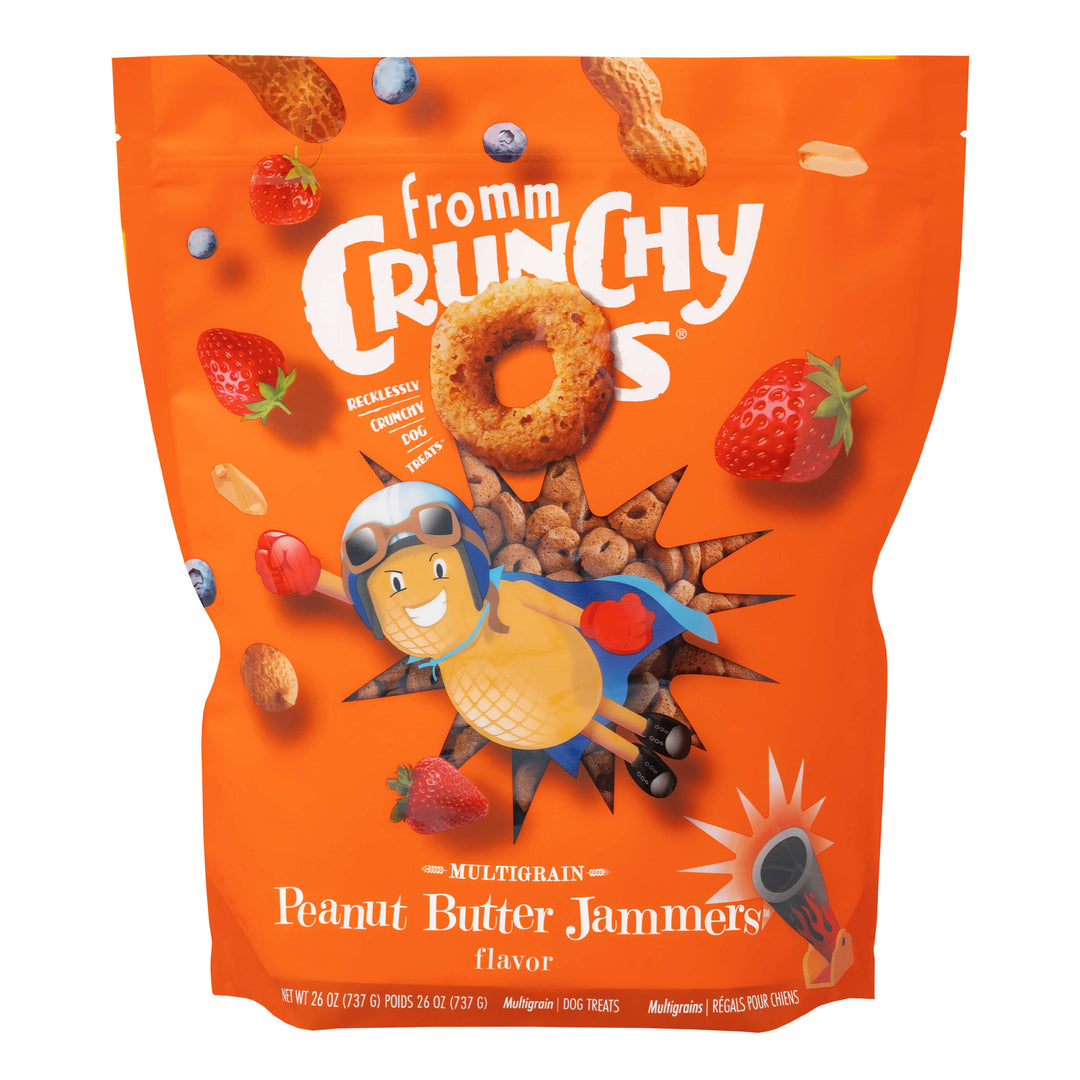 Fromm Crunchy Os Peanut Butter Jammers® Flavor Dog Treats 26 oz Bag