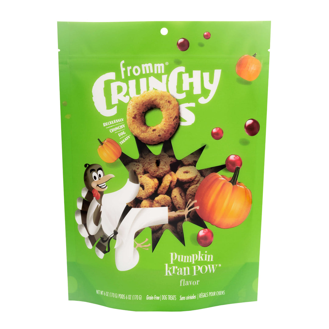 Fromm Crunchy Os Pumpkin Kran POW® Flavor Dog Treats 6 oz Bag