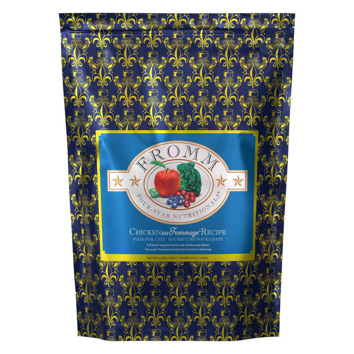 Fromm Four-Star Chicken Au Frommage® Recipe Dry Cat Food 4 lb Bag