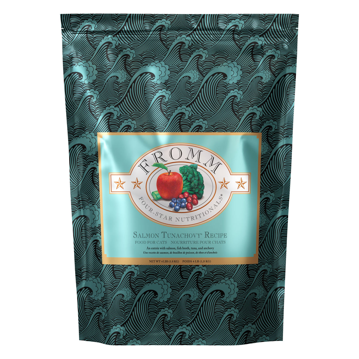 Fromm Four-Star Salmon Tunachovy® Recipe Dry Cat Food 4 lb Bag