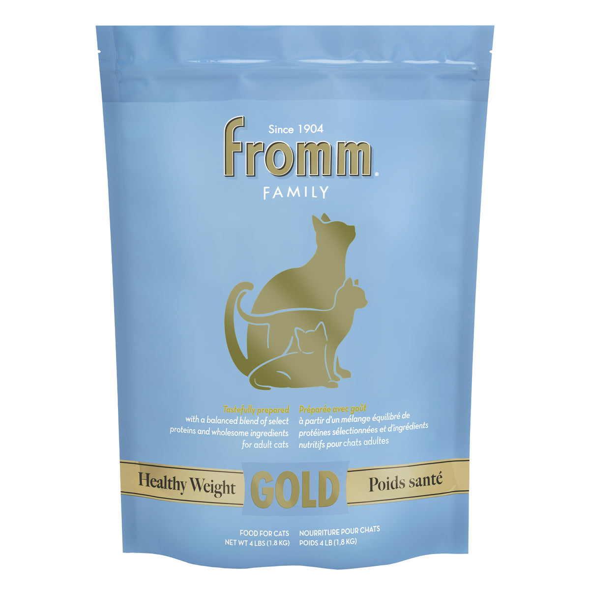 Fromm Gold Healthy Weight Dry Cat Food 4 lb Bag