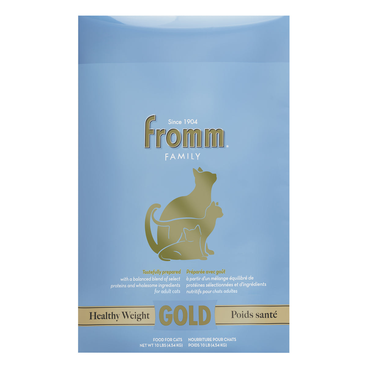 Fromm Gold Healthy Weight Dry Cat Food 10 lb Bag