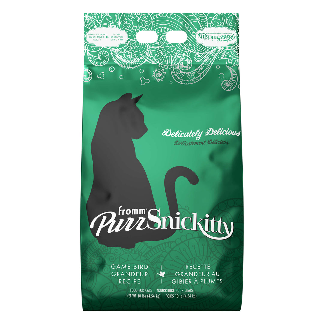Fromm PurrSnickitty Game Bird Grandeur Recipe Dry Cat Food 10 lb Bag