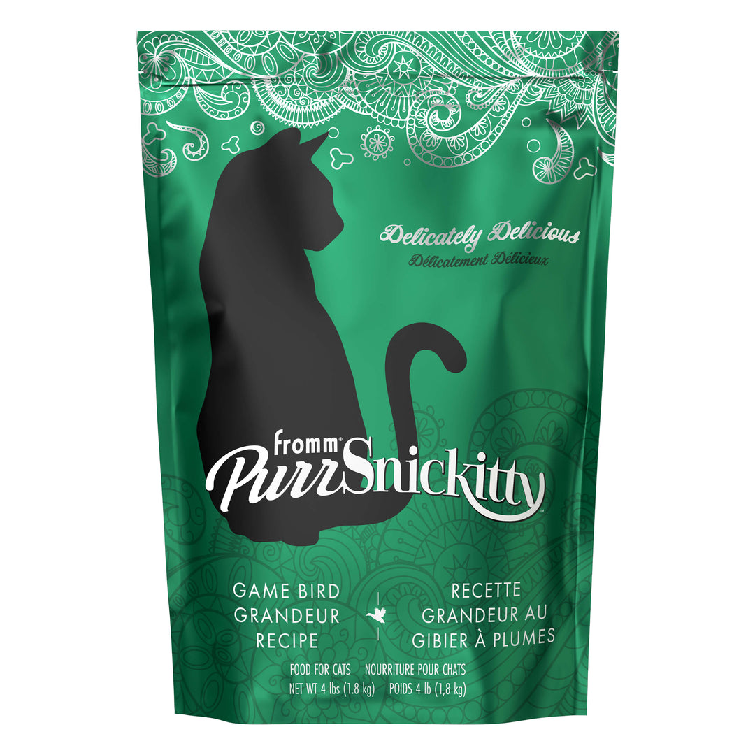 Fromm PurrSnickitty Game Bird Grandeur Recipe Dry Cat Food 4 lb Bag
