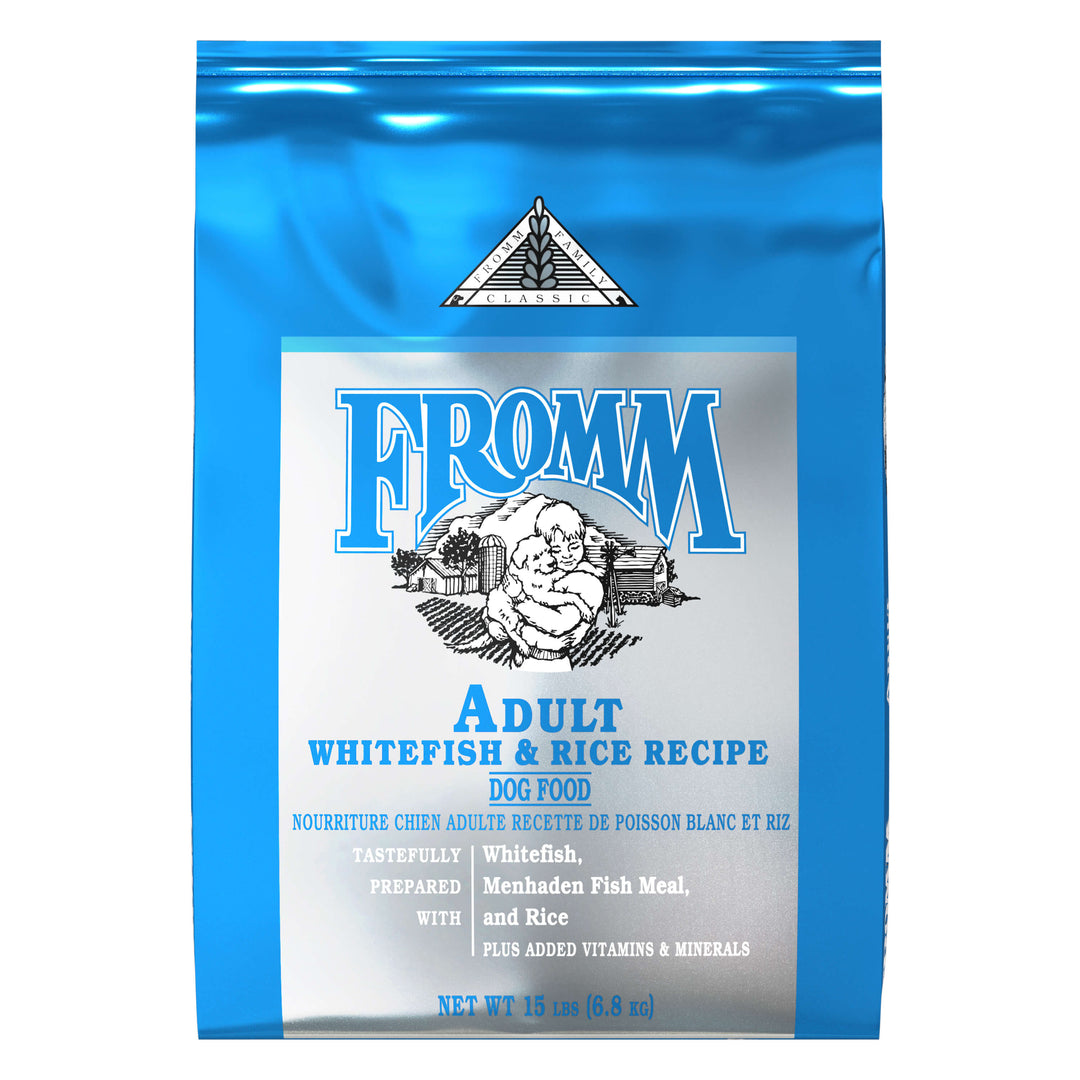 Fromm Classic Adult Whitefish &amp; Rice Recipe Dry Dog Food 15 lb Bag