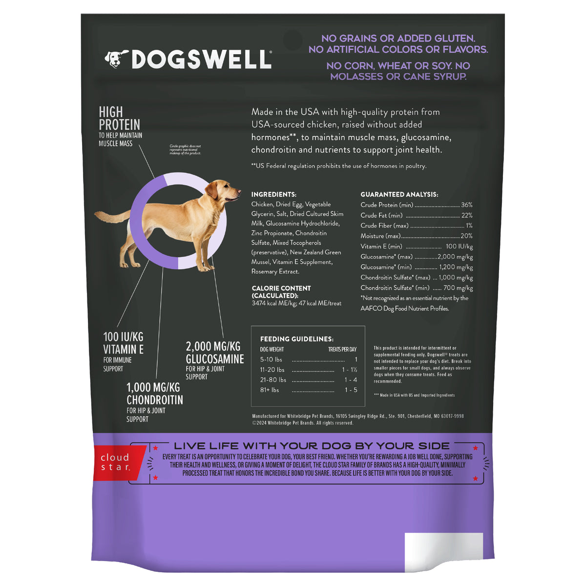 Dogswell Hip  Joint  Chicken Soft Strips 12 oz