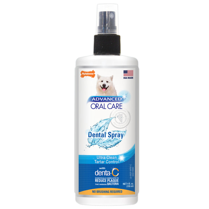 Nylabone Advanced Oral Care Dental Spray Fresh Breath 4 Ounce (1 Count)