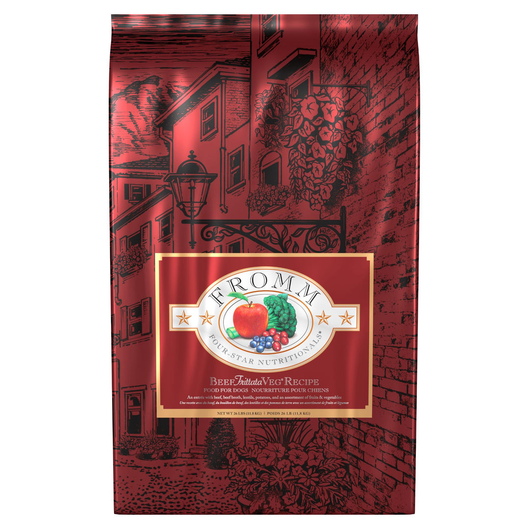 Fromm Four-Star Beef Frittata Veg® Recipe Dry Dog Food 26 lb Bag