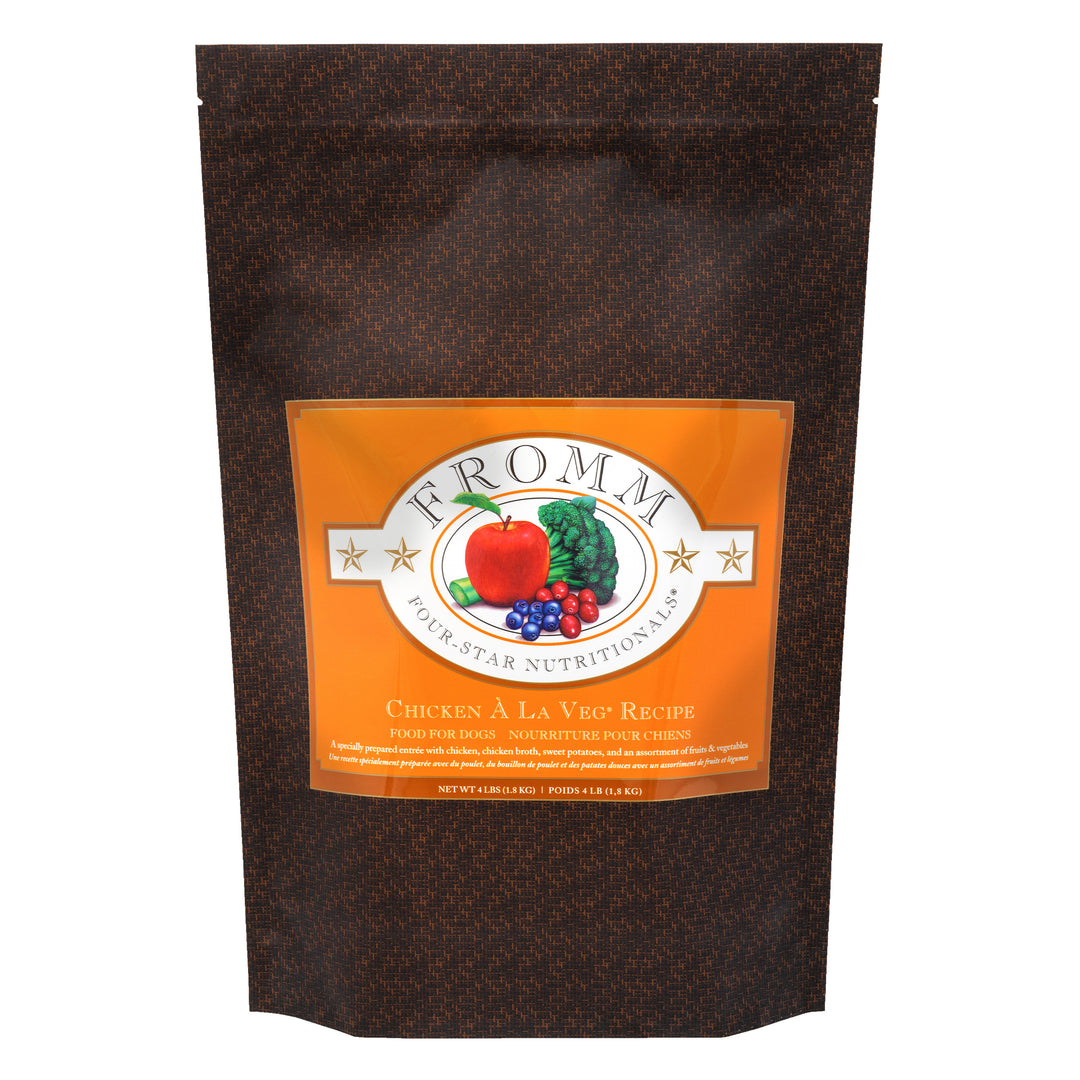 Fromm Four-Star Chicken À La Veg® Recipe Dry Dog Food 4 lb Bag