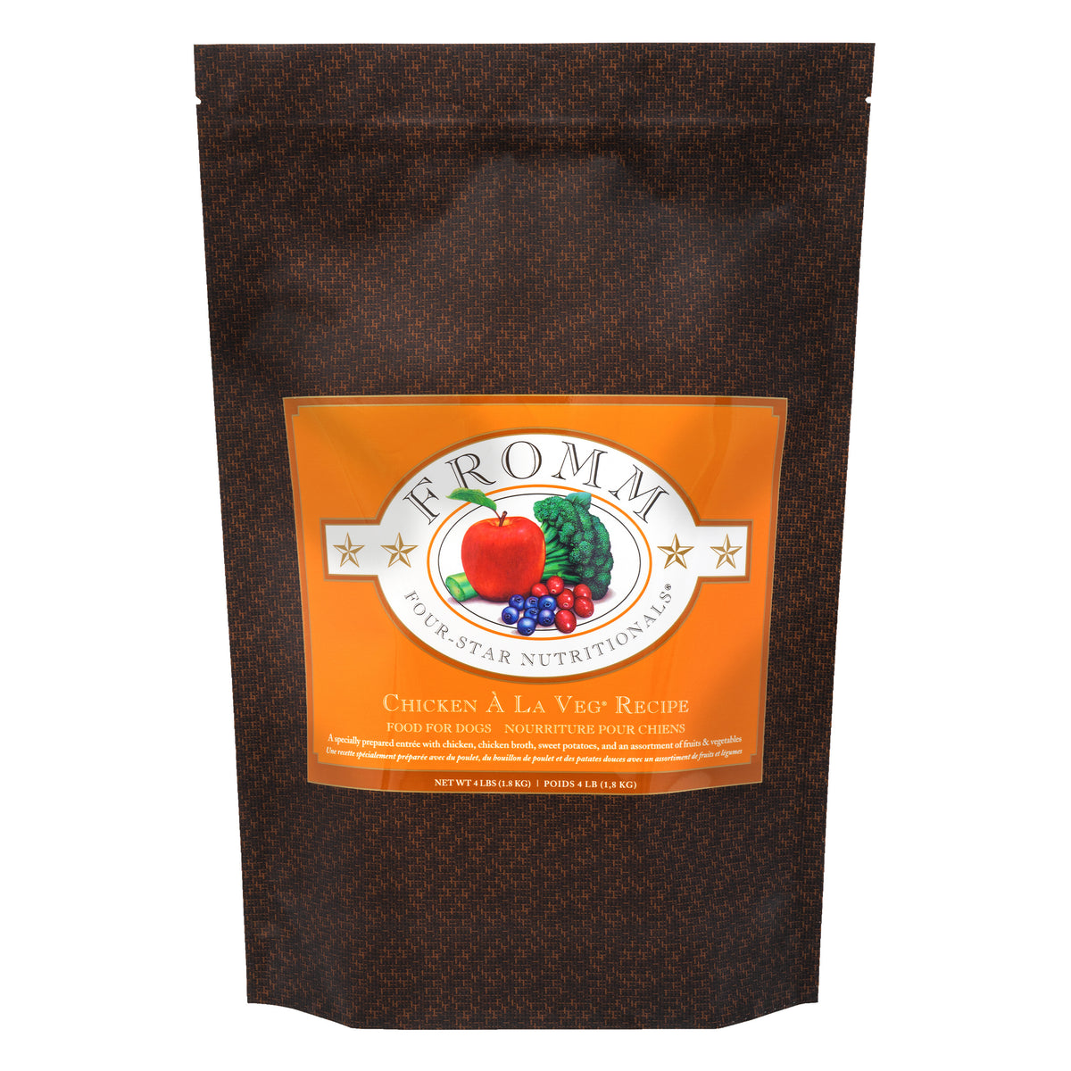 Fromm Four-Star Chicken À La Veg® Recipe Dry Dog Food 4 lb Bag