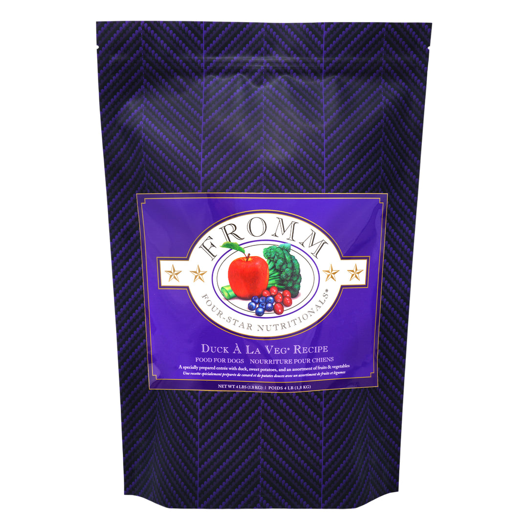 Fromm Four-Star Duck À La Veg® Recipe Dry Dog Food 4 lb Bag
