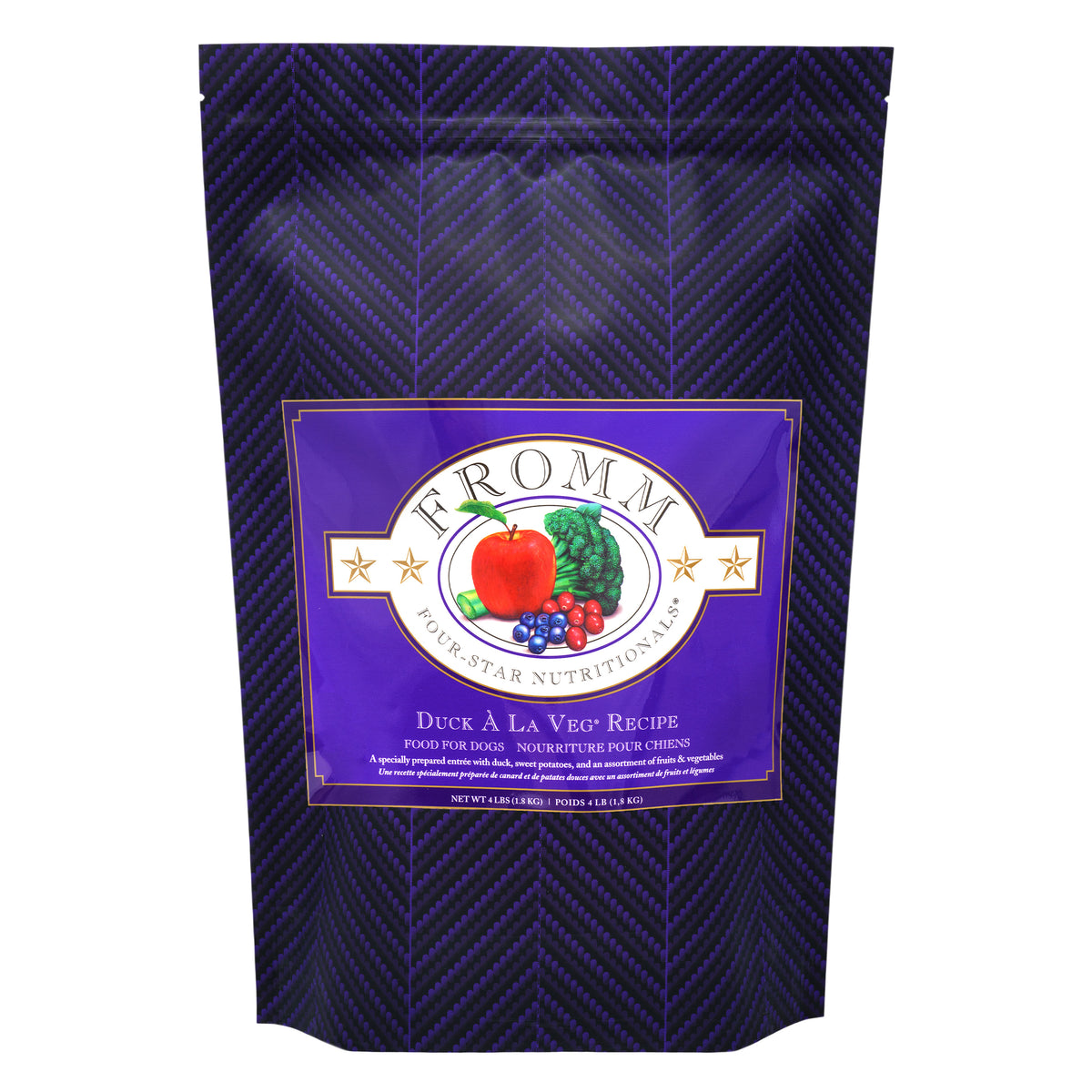 Fromm Four-Star Duck À La Veg® Recipe Dry Dog Food 4 lb Bag
