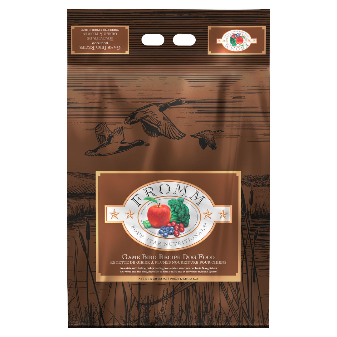 Fromm Four-Star Game Bird Recipe Dry Dog Food 12 lb Bag