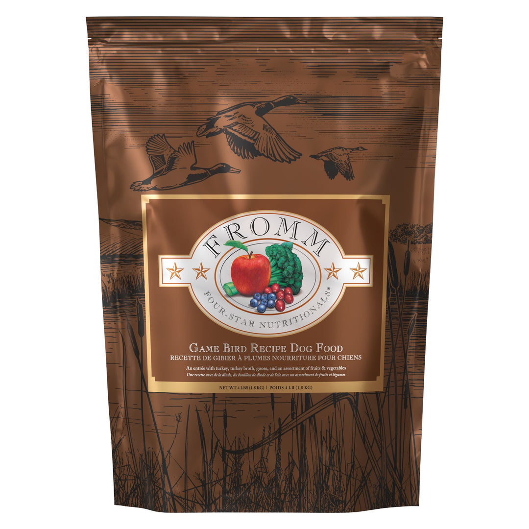 Fromm Four-Star Game Bird Recipe Dry Dog Food 4 lb Bag